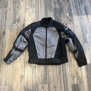 Hein Gericke motorcycle jacket black gray size XL